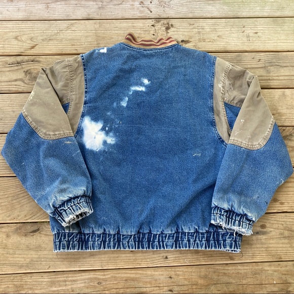 Vintage Eagles Ridgre Outfitters Jean Trucker Jacket - Picture 3 of 8